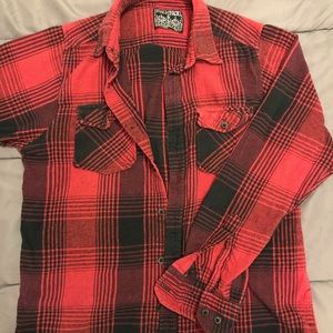 Flannel button down